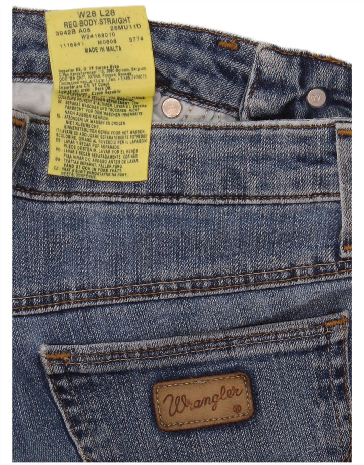 Damskie proste dżinsy WRANGLER W28 L28 Niebieskie, bawełniane