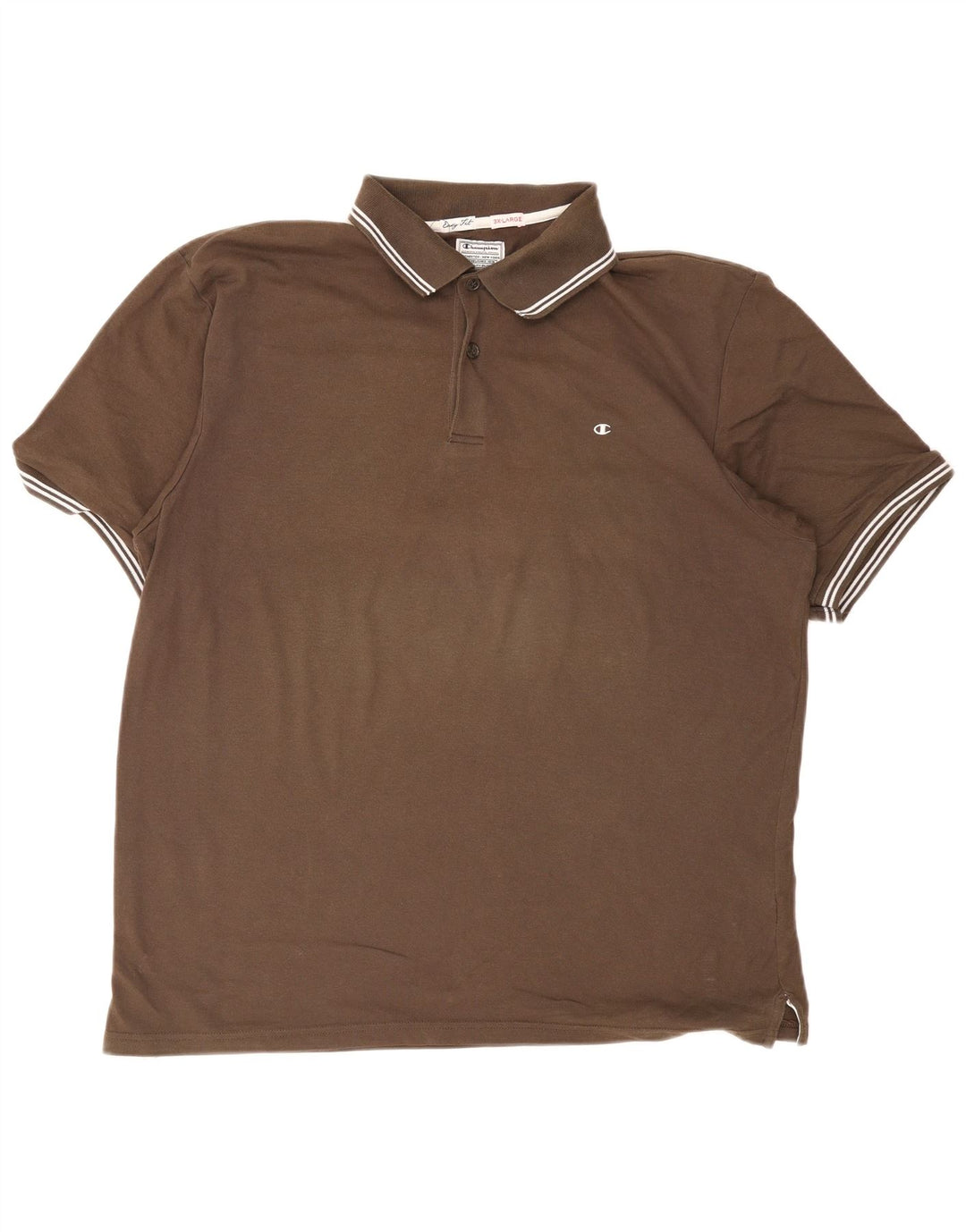 Męska koszulka polo Champion Easy Fit 3XL brązowa