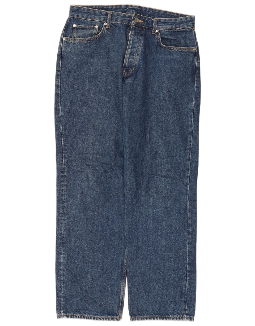 Męskie proste dżinsy Zara EU 42 Large W32 L30 Niebieskie