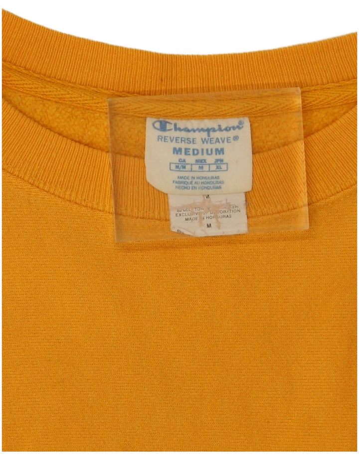 Sweter męski Champion, średni żółty, bawełniany