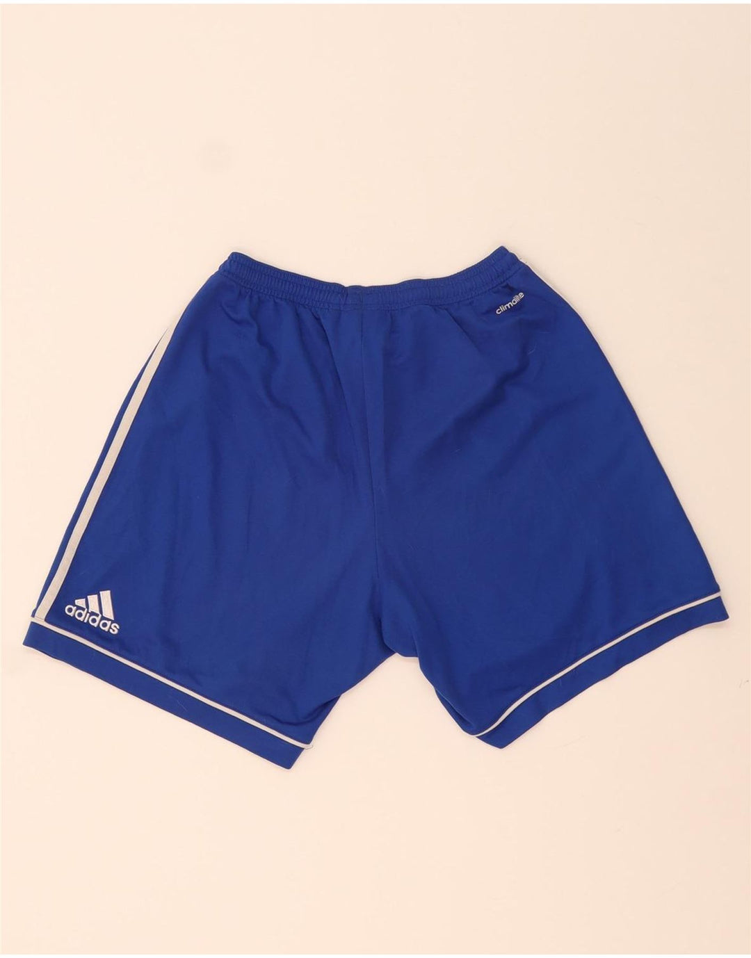 Męskie spodenki sportowe Adidas Climalite, małe, niebieskie, poliestrowe