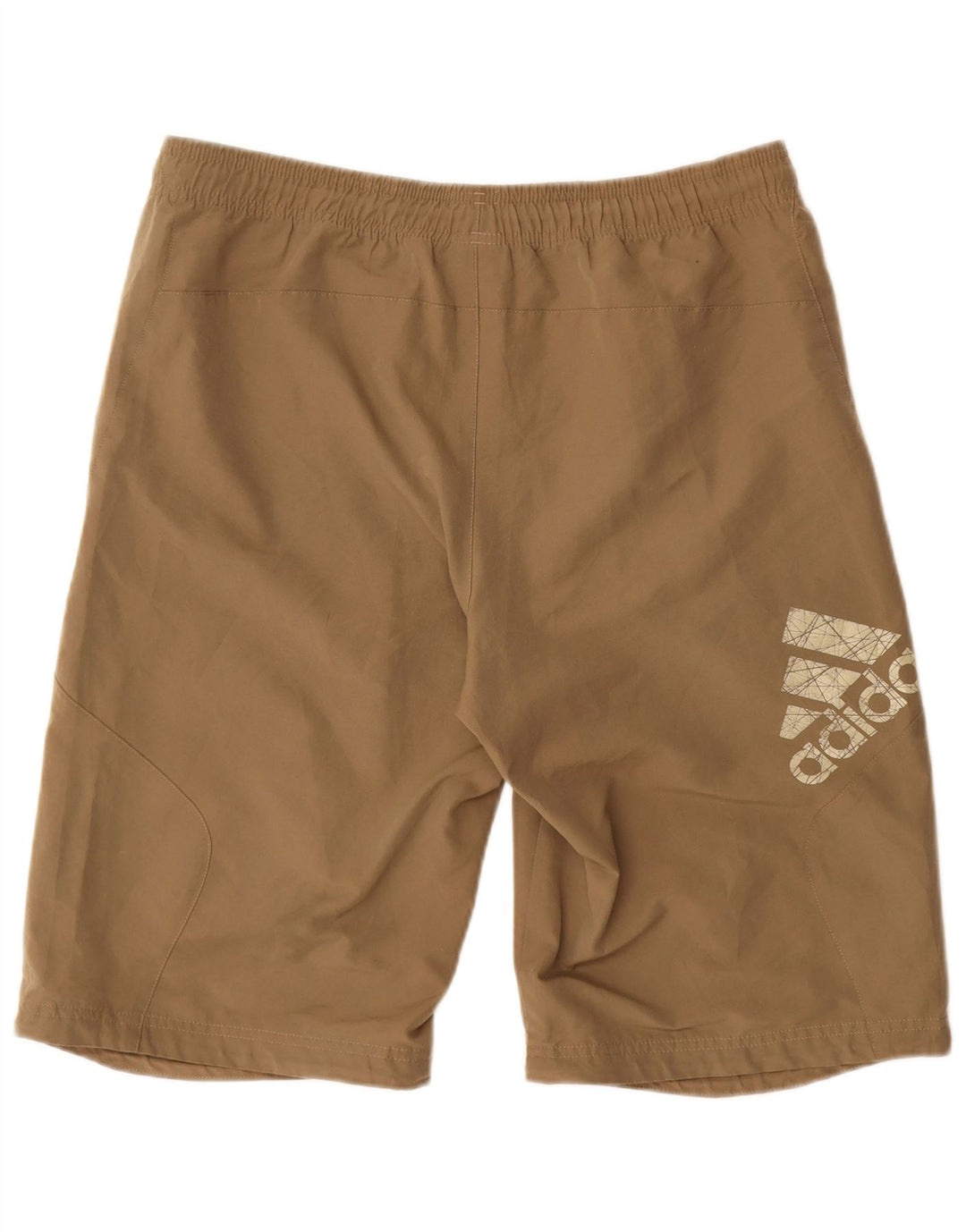 Męskie spodenki sportowe Adidas Graphic, średni brązowy poliester