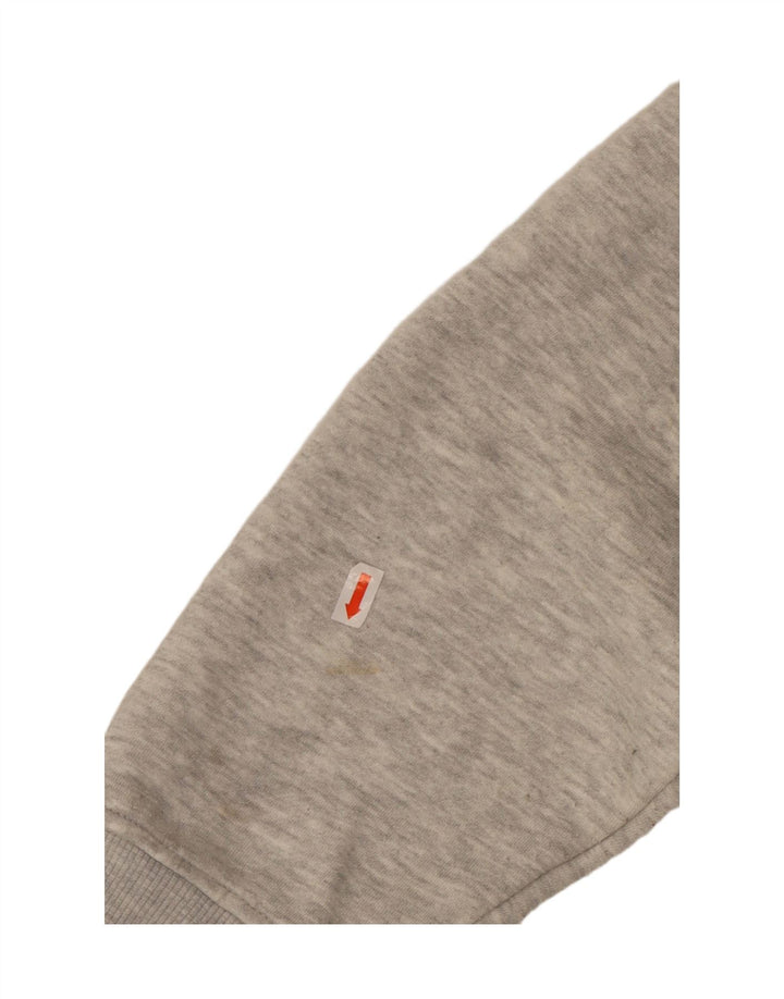 Męski sweter z kapturem i zamkiem SALTROCK 2XL, szara bawełna