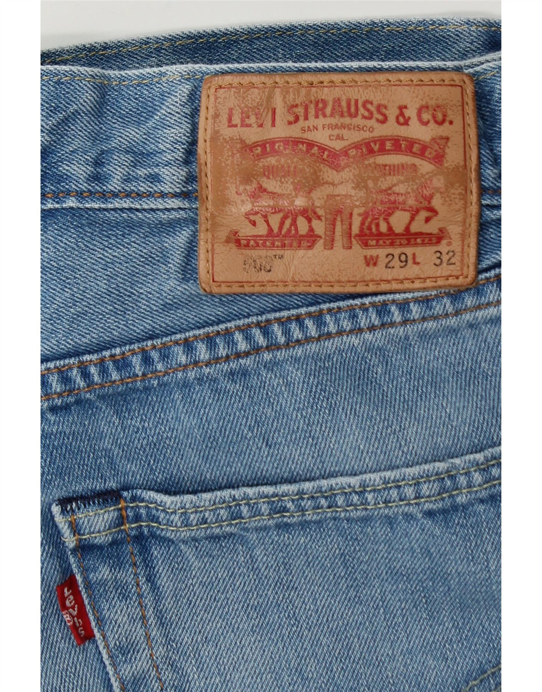 Męskie jeansy LEVI'S 508 Regular zwężane W29 L30 Niebieskie