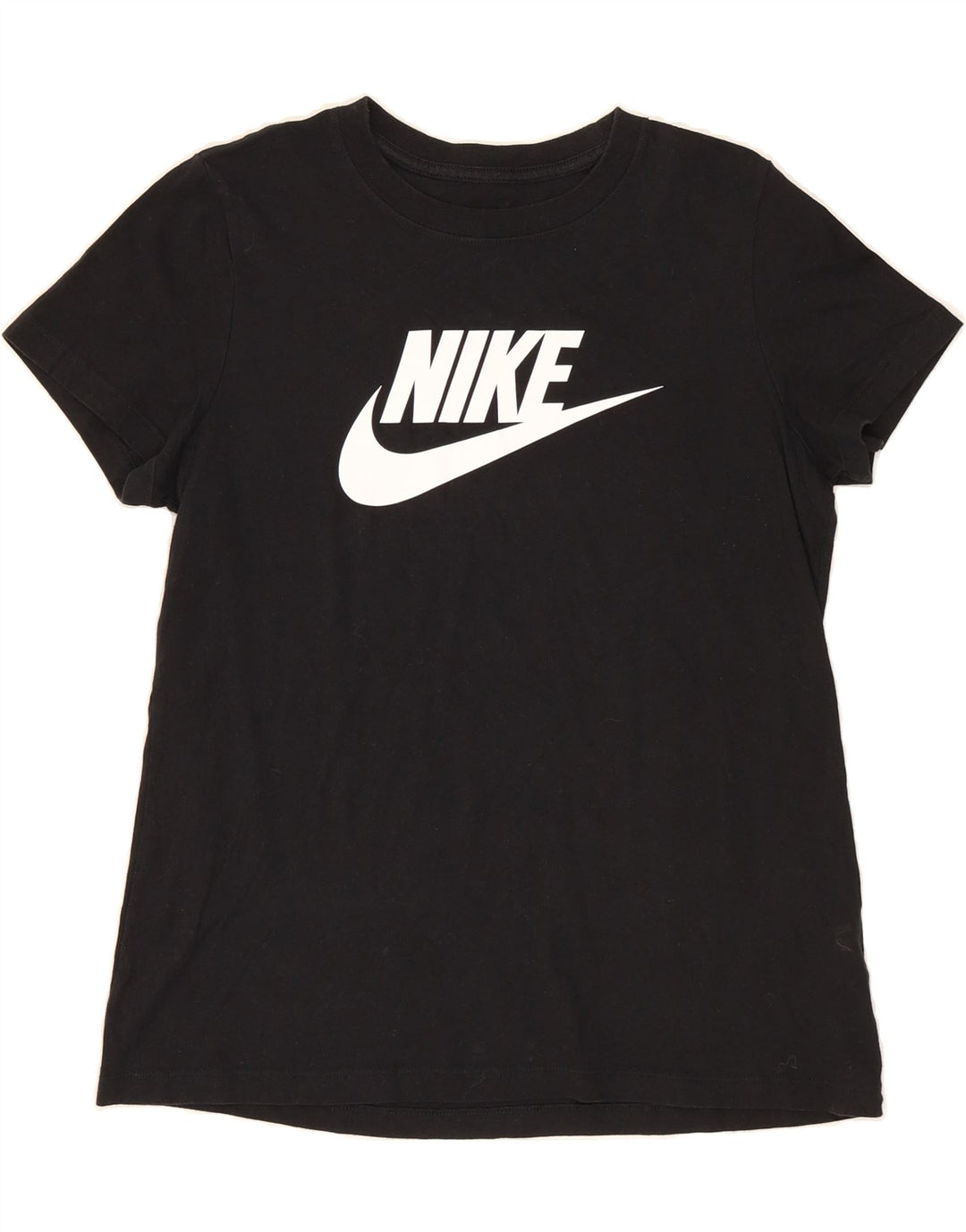 NIKE Womens Graphic T-Shirt Top UK 14 Medium Black Cotton Vintage Nike and Second-Hand Nike from Messina Hembry 