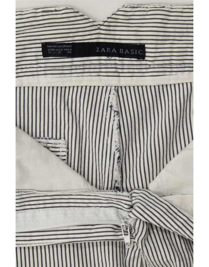 Damskie spodenki Chino Zara Small W27 w białe prążki