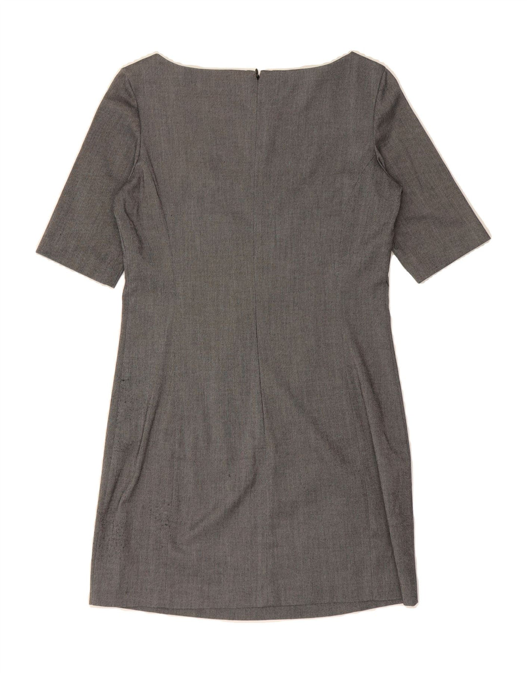 SISLEY Womens Sheath Dress UK 10 Small Grey Polyester Vintage Sisley and Second-Hand Sisley from Messina Hembry 