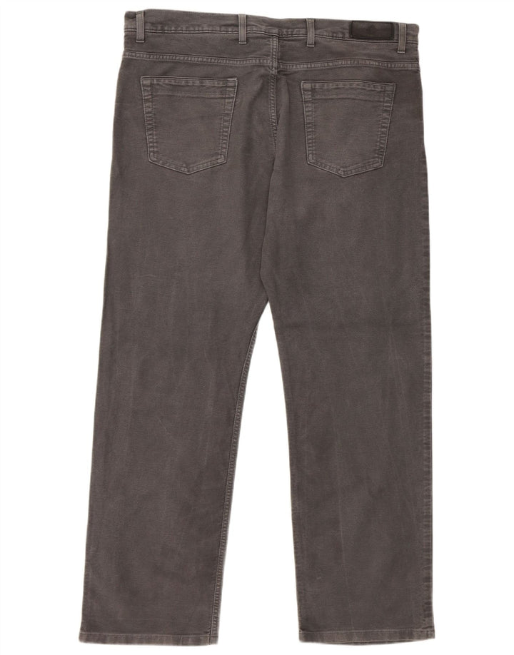 Męskie spodnie casual Marks & Spencer Blue Harbor Straight W40 L31 szare