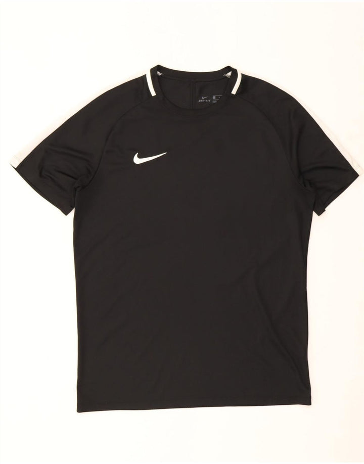 Męski T-shirt Nike Dri Fit Top, duży, czarny, z blokami kolorów