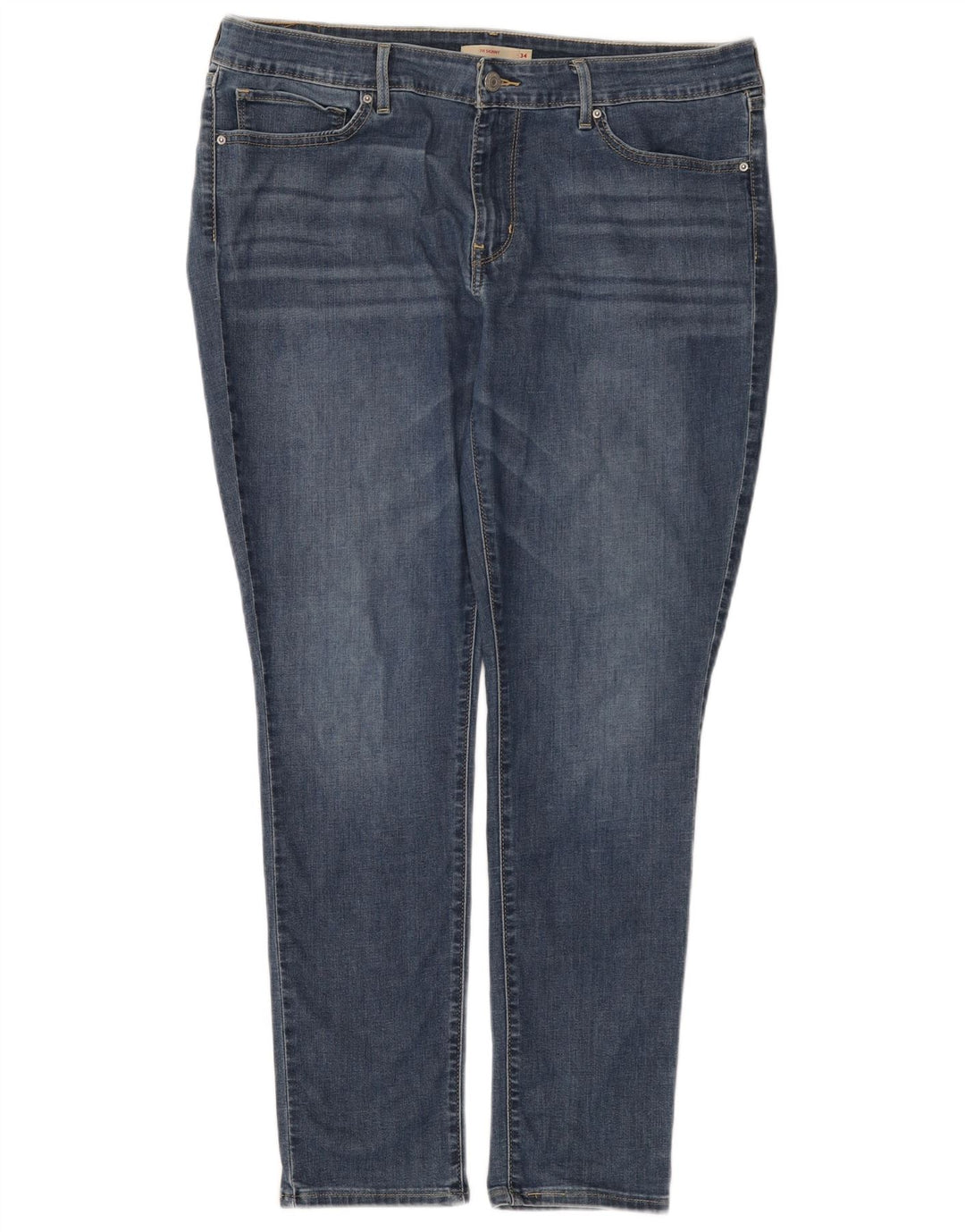 Damskie jeansy Levi's 711 Skinny W34 L30 Niebieskie