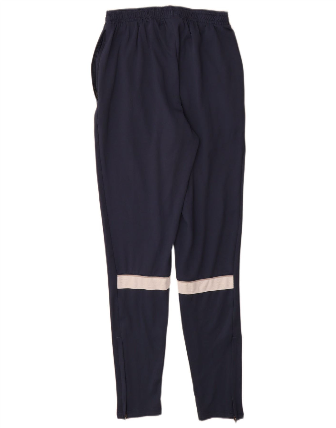 Męskie spodnie dresowe Nike Dri Fit, małe, granatowe, z poliestru w blokach kolorów