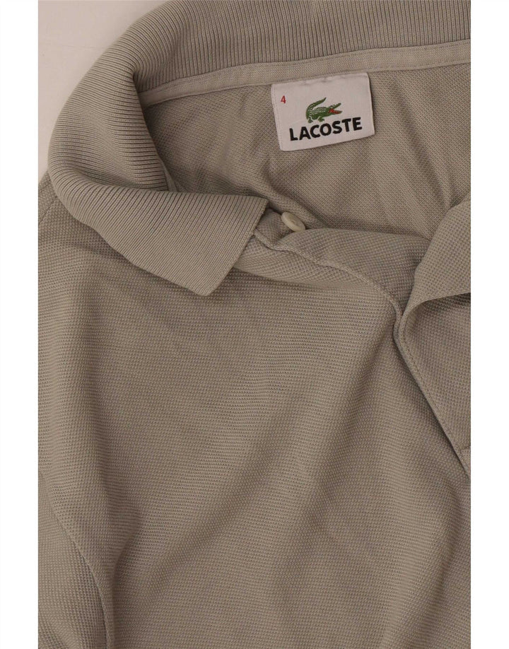Męska koszulka polo Lacoste, rozmiar 4, średni szary