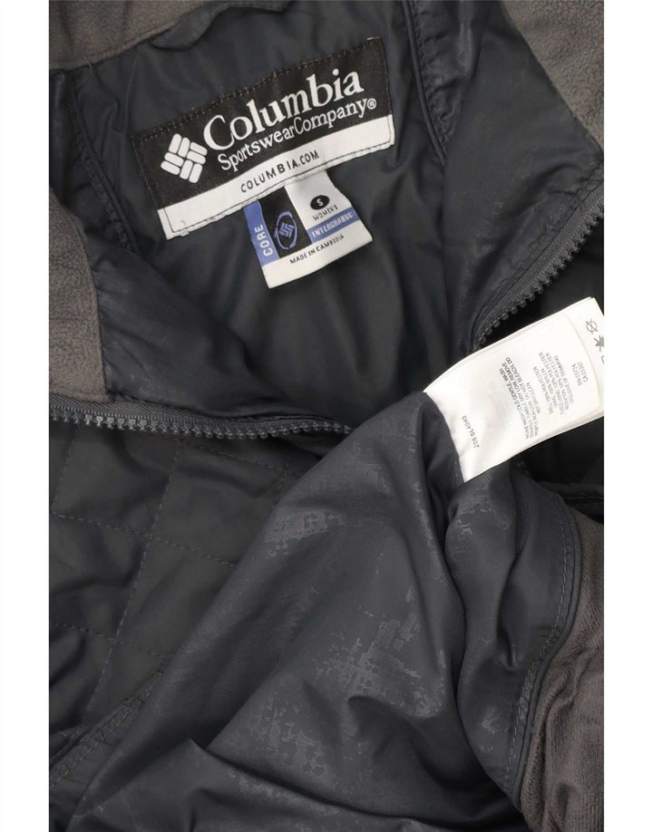 Damska pikowana kurtka Columbia UK 10, mała, szary poliester