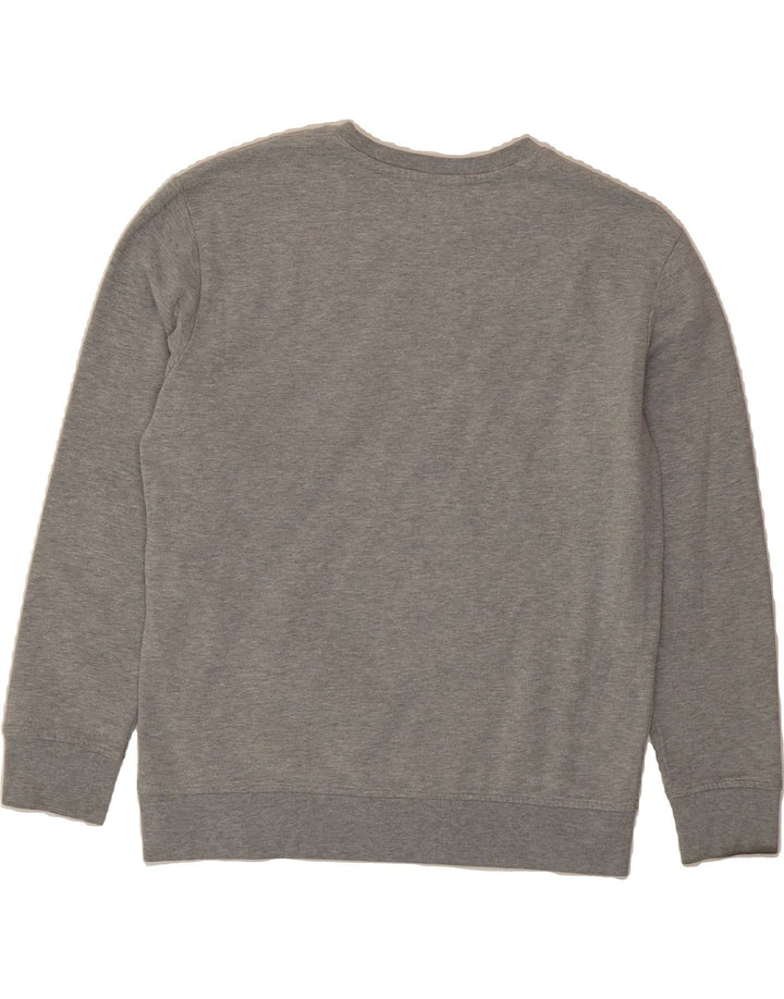 LEE Womens Graphic Sweatshirt Jumper UK 14 Medium Grey Cotton Vintage Lee and Second-Hand Lee from Messina Hembry 