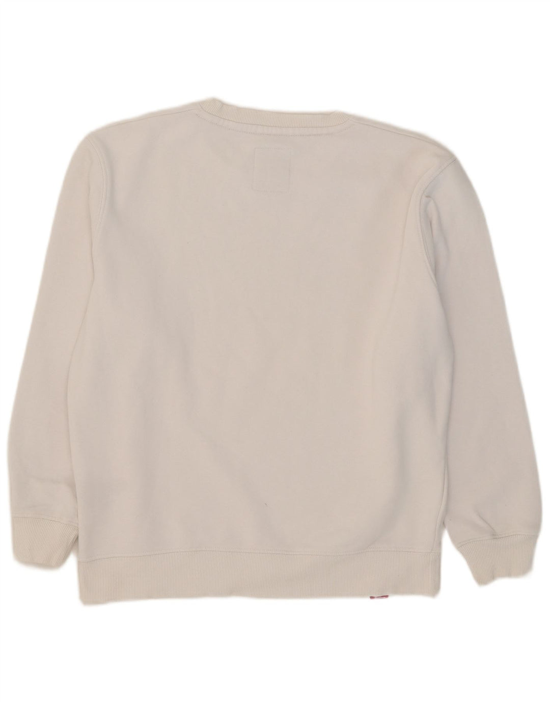 Męska bluza z grafiką Alpha Industries, średnia, biała bawełna