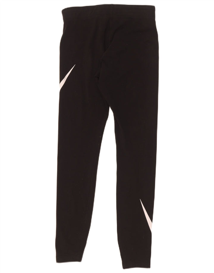 Damskie legginsy Nike Graphic UK 8, małe, czarne, bawełniane