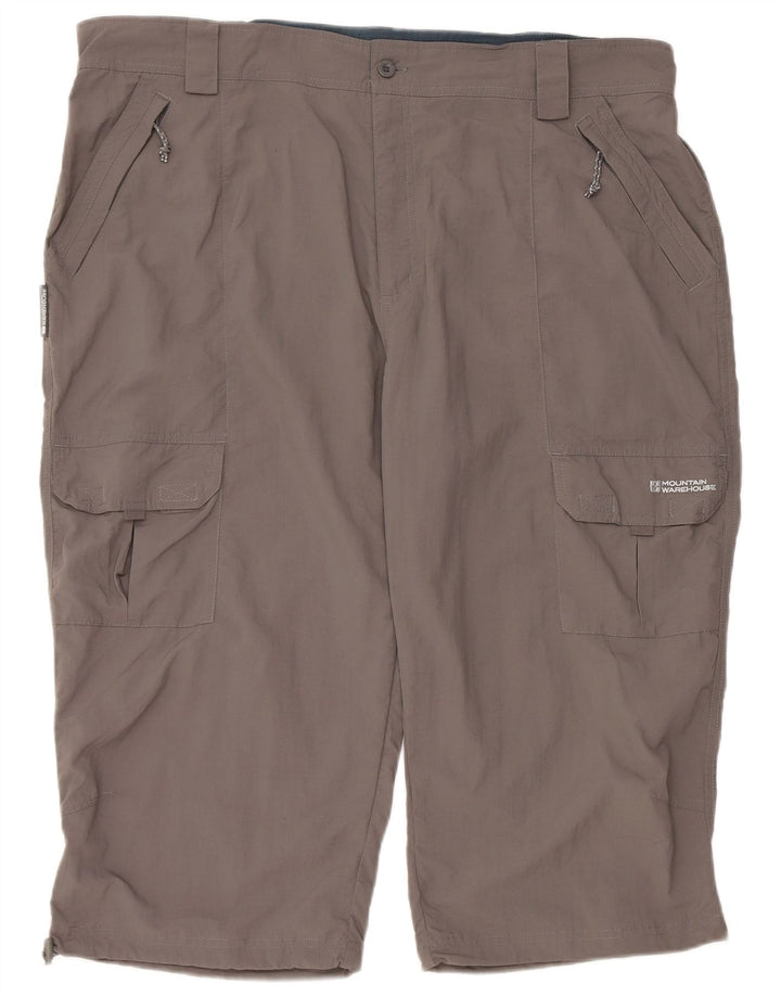 MOUNTAIN WAREHOUSE Męskie bermudy cargo W42 2XL Szary nylon
