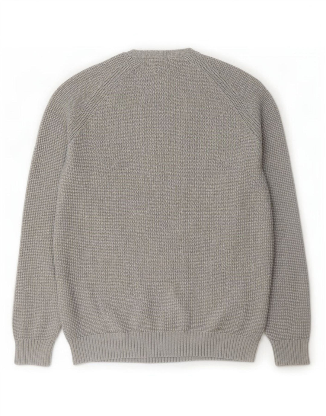 Męski sweter z okrągłym dekoltem Zara, duży, szary
