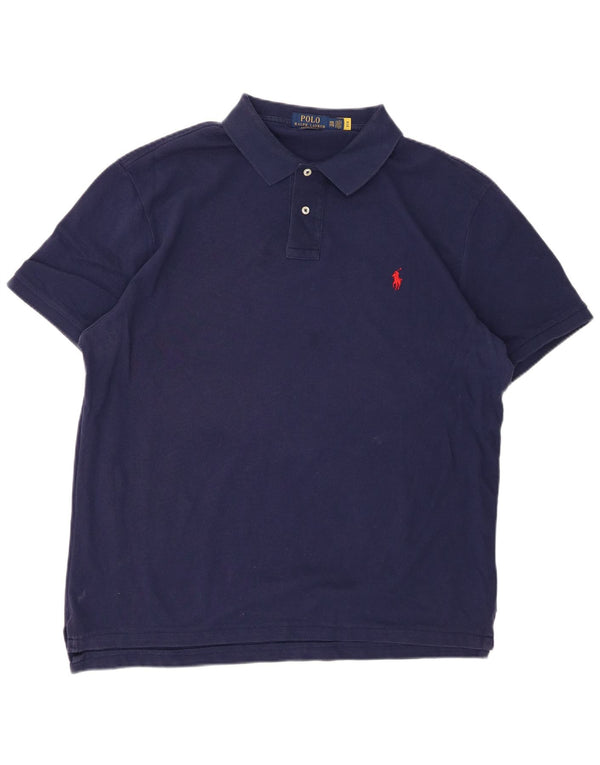 Polo Ralph Lauren Męska koszulka polo slim fit, 2XL, granatowa
