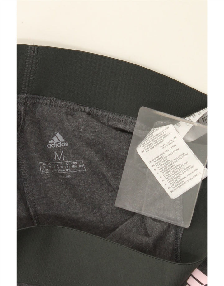 Legginsy damskie ADIDAS UK 12/14 Średnioszare, bawełniane