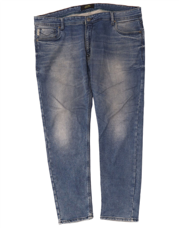 Męskie jeansy slim fit Jack & Jones W44 L31 Niebieskie
