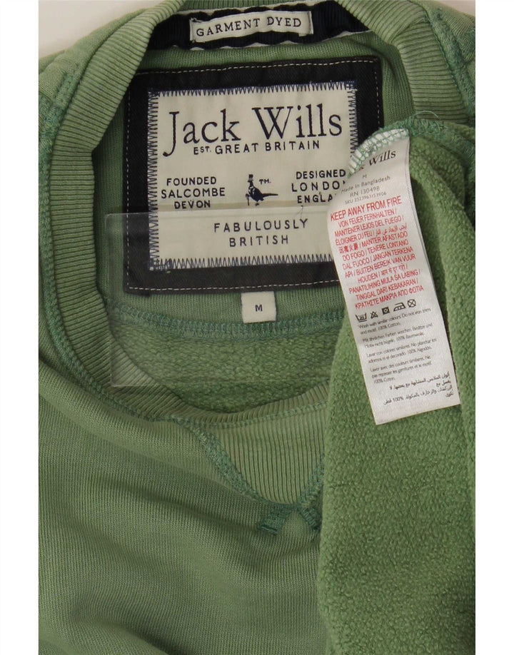 Męska bluza dresowa Jack Wills, średnia, zielona bawełna