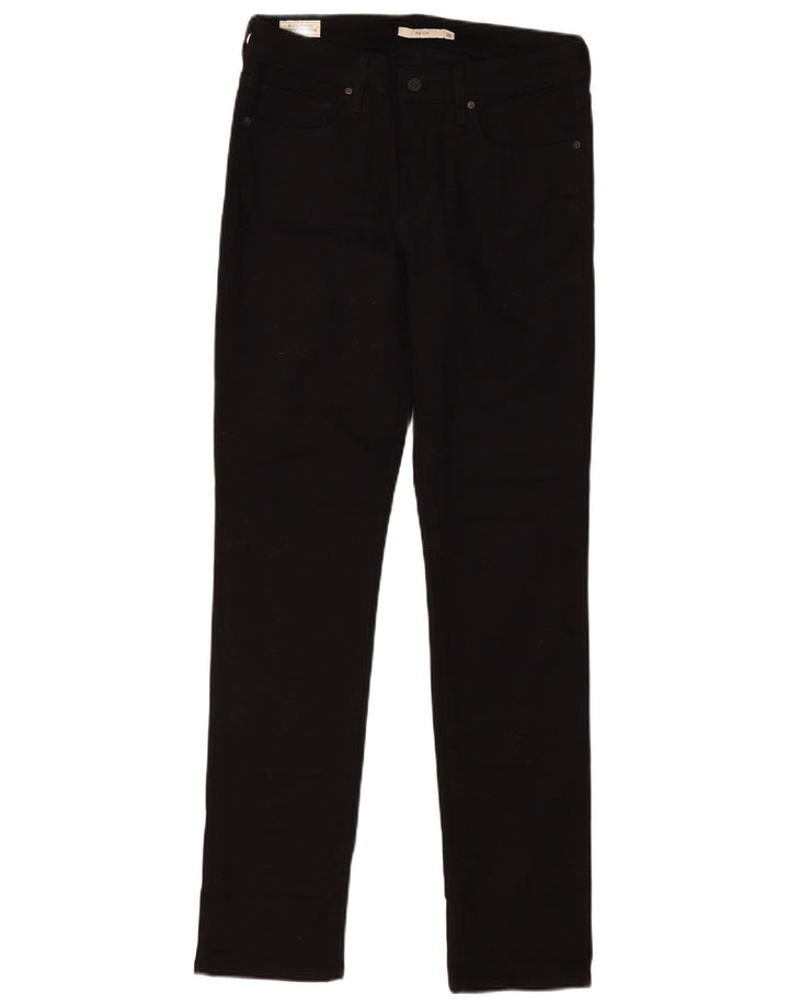 Damskie jeansy LEVI'S 712 Slim W30 L32 Czarna bawełna