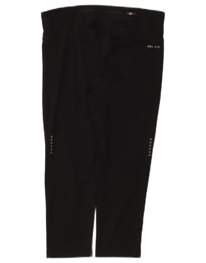 Legginsy Nike Damskie Dri Fit Capri UK 8 Małe Czarne