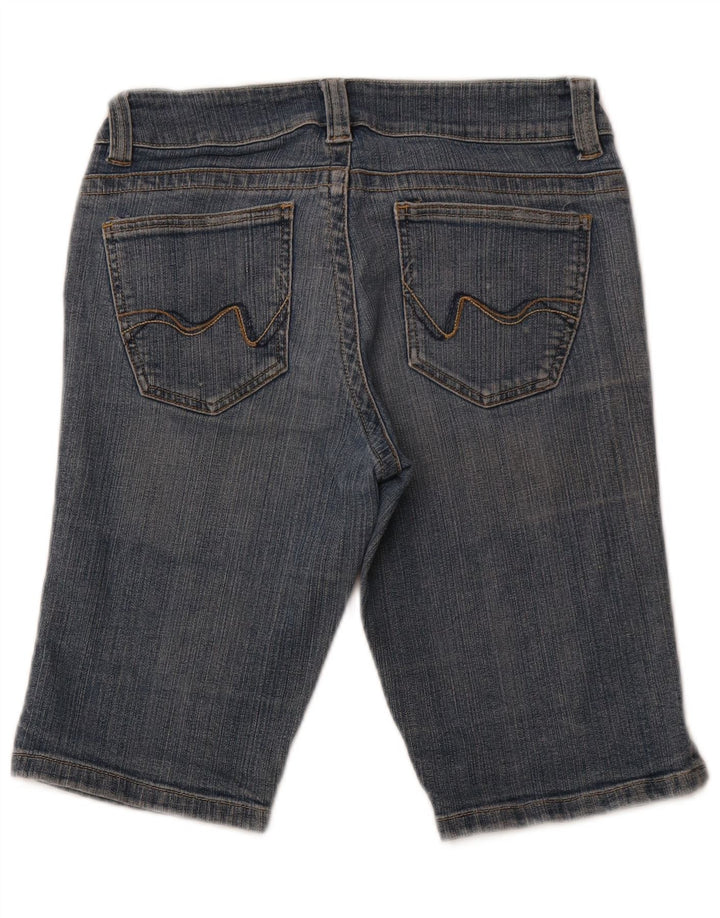 Damskie spodenki jeansowe LEE US 7/8 Medium W28, niebieska bawełna