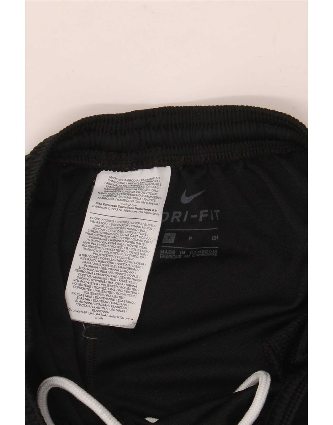 Męskie spodnie dresowe Nike Dri Fit, małe, czarne, poliestrowe