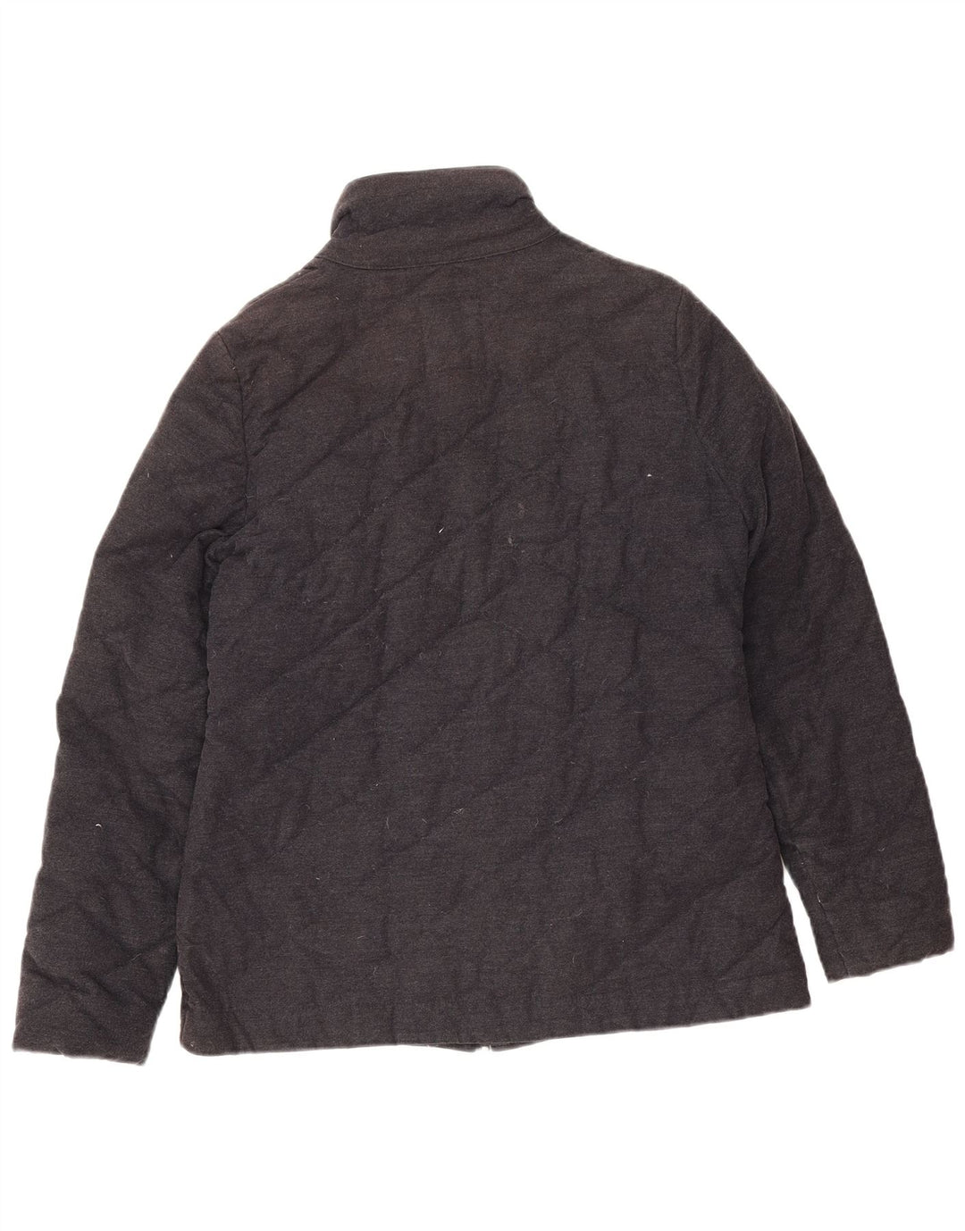 Crew Clothing Damska pikowana kurtka oversize UK 10, mała, czarna, bawełniana