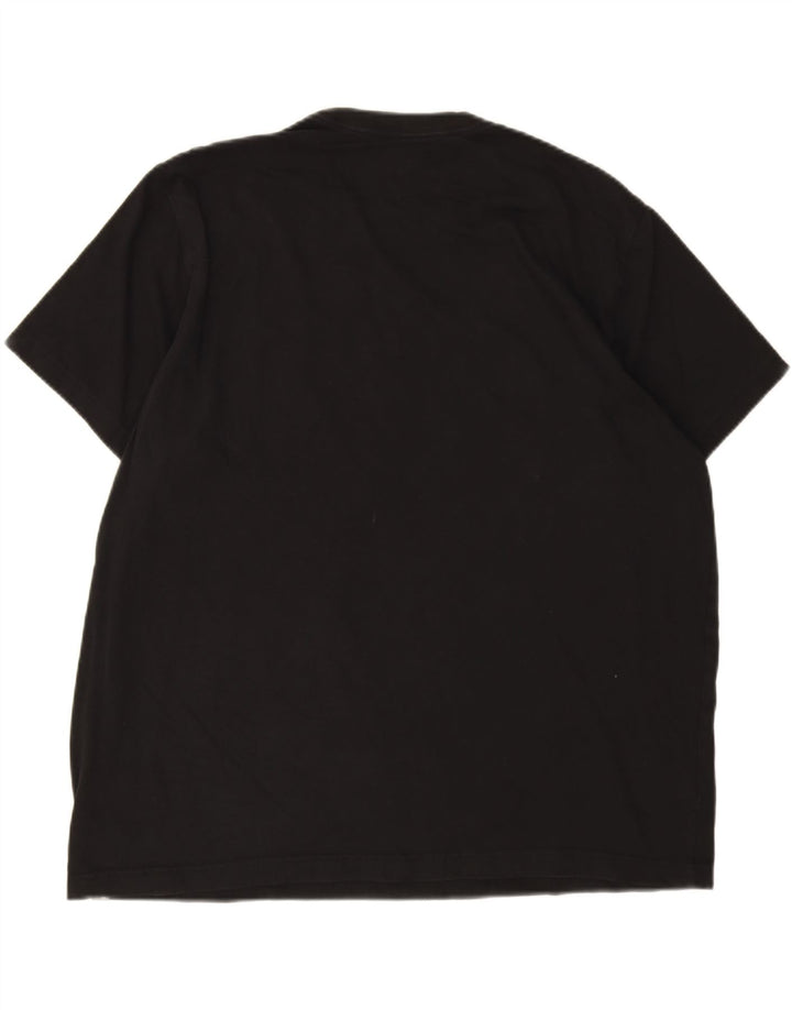EDDIE BAUER Mens T-Shirt Top 2XL Black Cotton Vintage Eddie Bauer and Second-Hand Eddie Bauer from Messina Hembry 