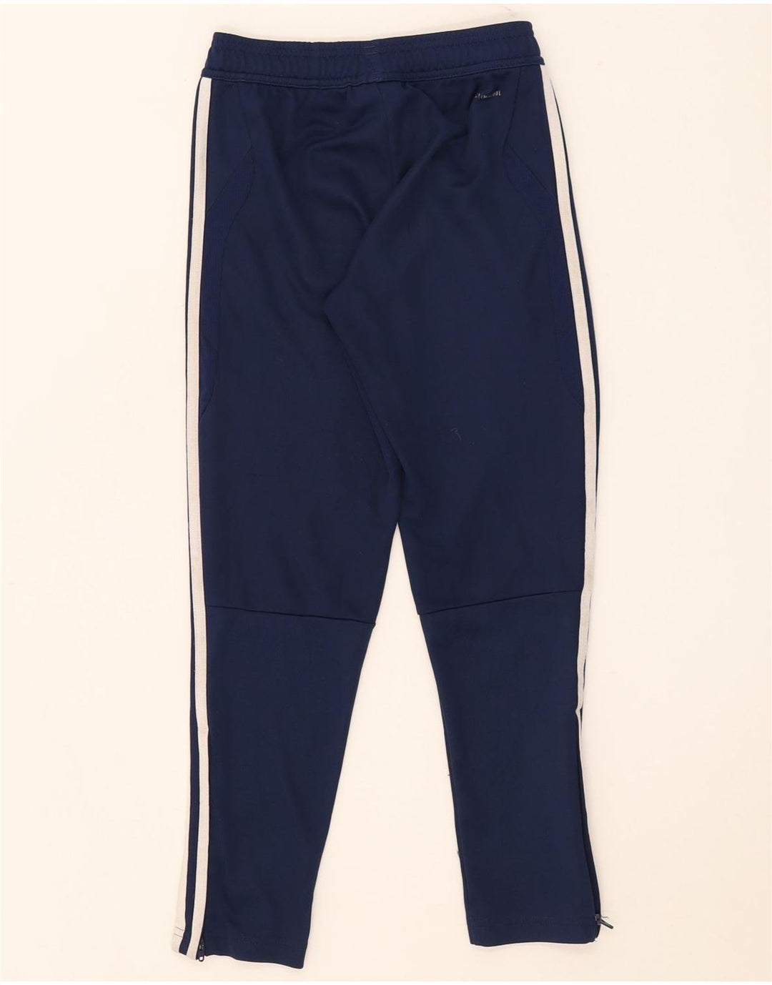 Chłopięce spodnie dresowe Adidas Climacool 9-10 lat, granatowe, poliestrowe