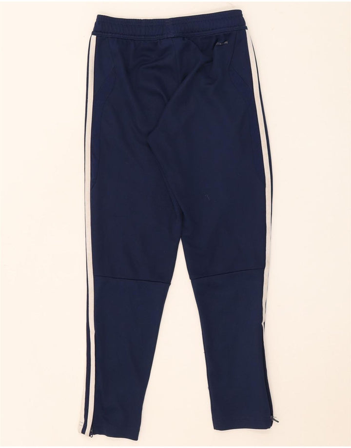 Chłopięce spodnie dresowe Adidas Climacool 9-10 lat, granatowe, poliestrowe