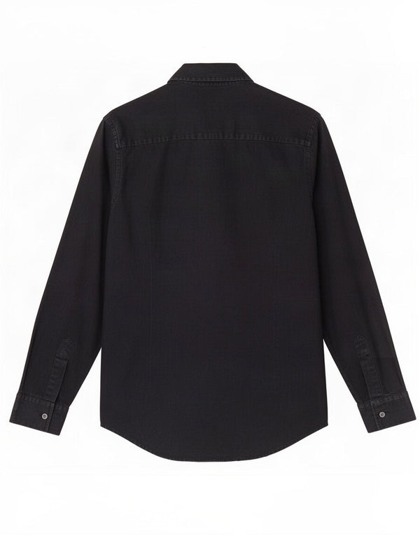 Calvin Klein Jeans Mens Shirt Medium Black Cotton