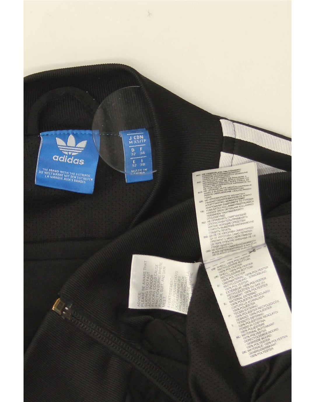 Damska kurtka dresowa Adidas Graphic UK 6 XS Czarny poliester