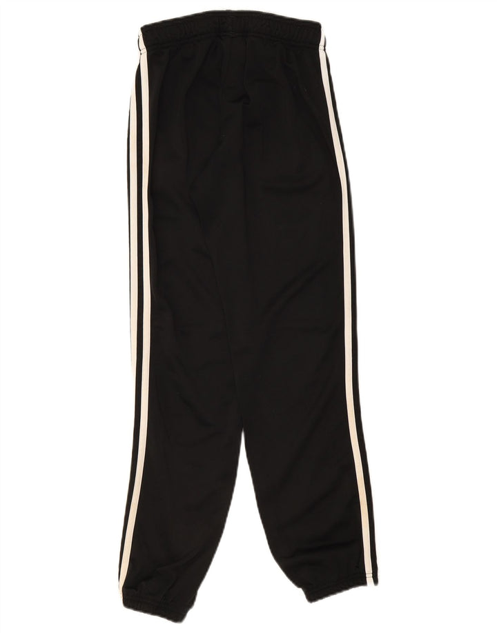 ADIDAS Boys Tracksuit Trousers Joggers 11-12 Years  Black Polyester