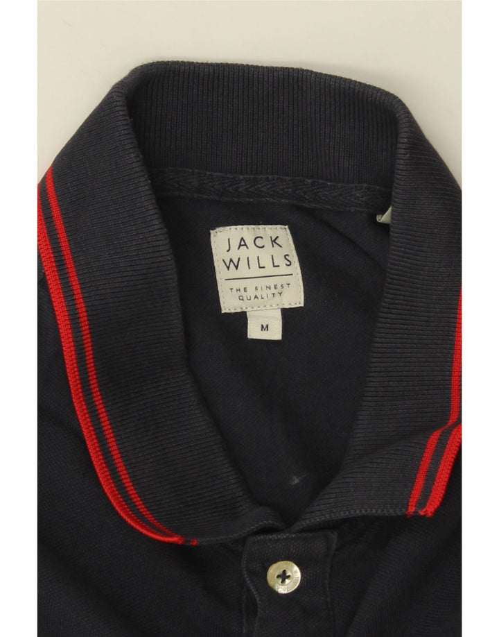 Męska koszulka polo Jack Wills, średnia, granatowa, bawełniana