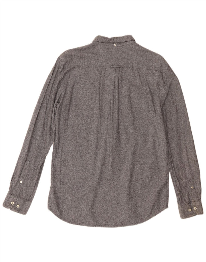 Koszula męska Farah Slim Fit, duża, szara, bawełniana