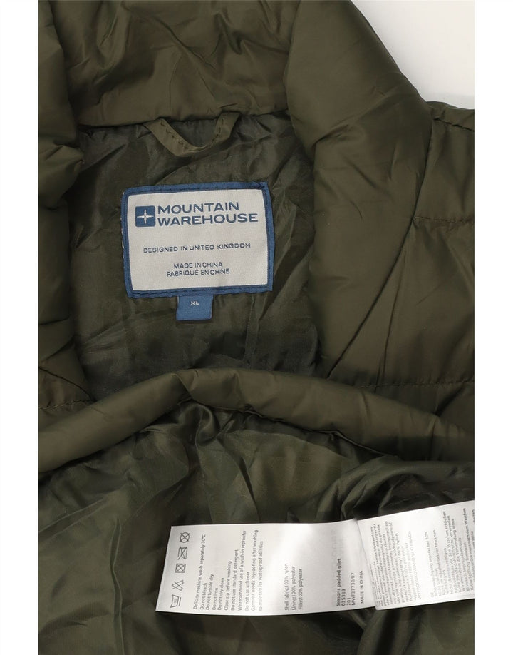Męska wyściełana kamizelka MOUNTAIN WAREHOUSE UK 42 XL, nylon khaki