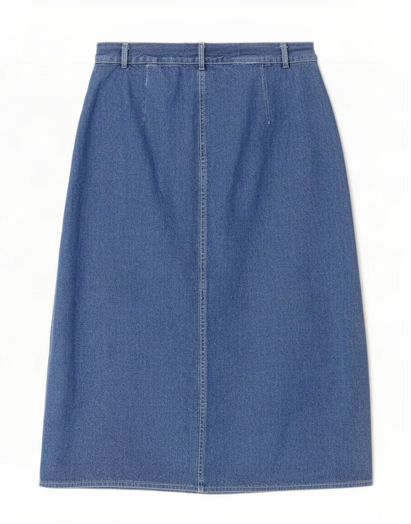 Re & X Womens Denim Skirt Large W34 Blue Cotton
