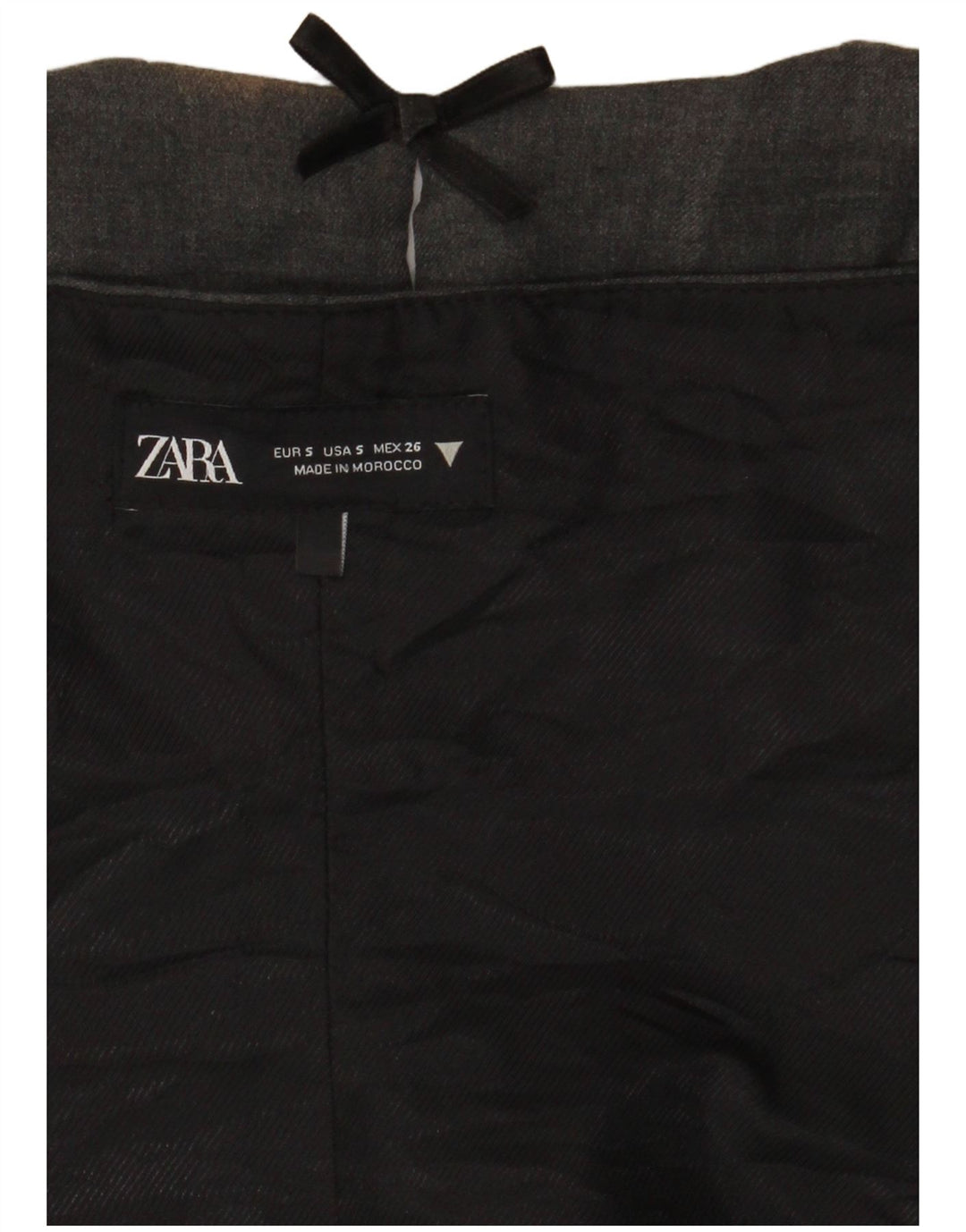 Krótki top damski Zara UK 8 Small Grey