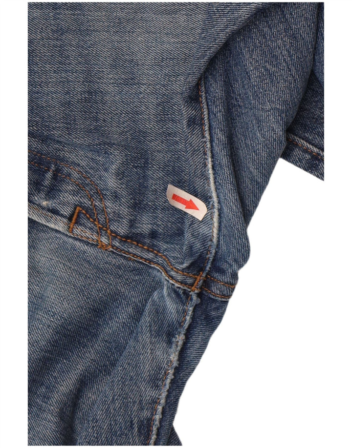 Męskie dżinsy Levi's 501 Straight W32 L30 Niebieskie bawełniane