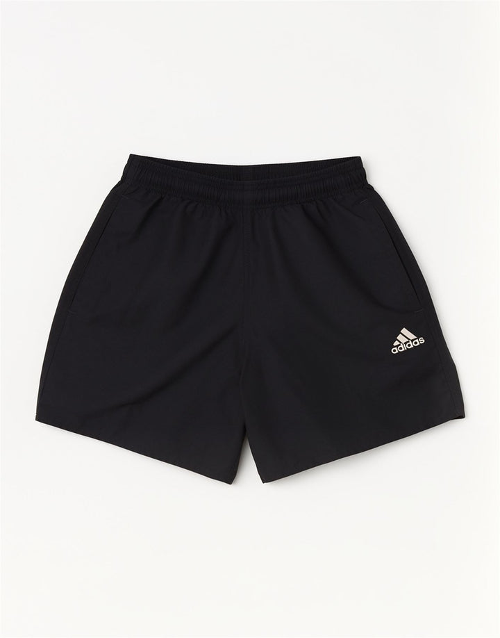 Męskie spodenki sportowe Adidas, średnie, czarne, poliestrowe