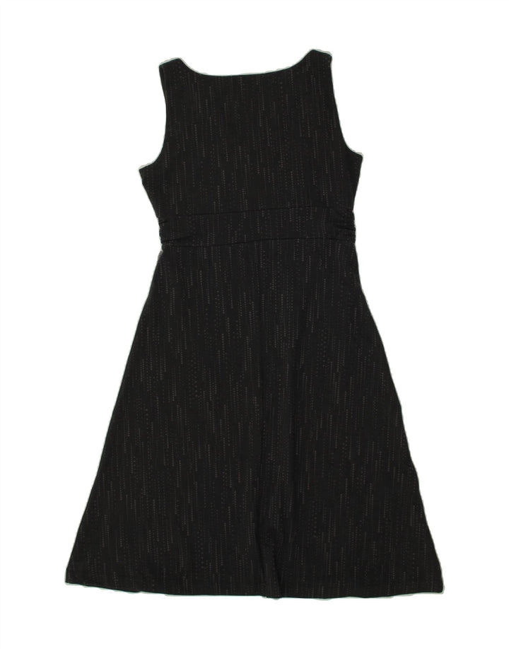 EDDIE BAUER Womens Sleeveless A-Line Dress UK 10 Small Grey Polyester Vintage Eddie Bauer and Second-Hand Eddie Bauer from Messina Hembry 