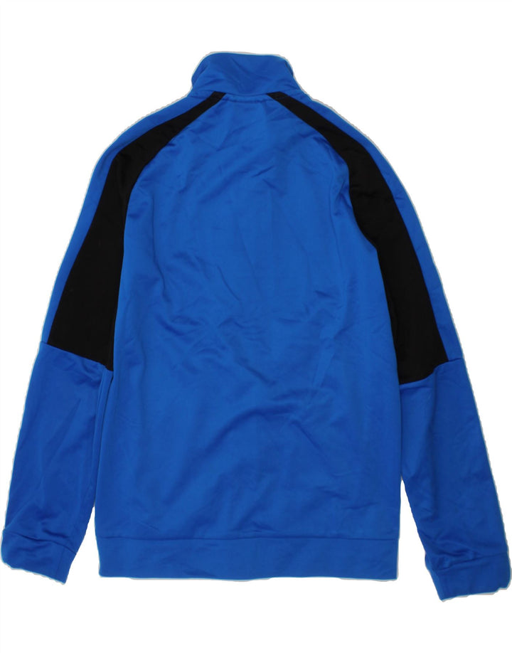 PUMA Boys Graphic Tracksuit Top Jacket 11-12 Years  Blue Colourblock Vintage Puma and Second-Hand Puma from Messina Hembry 