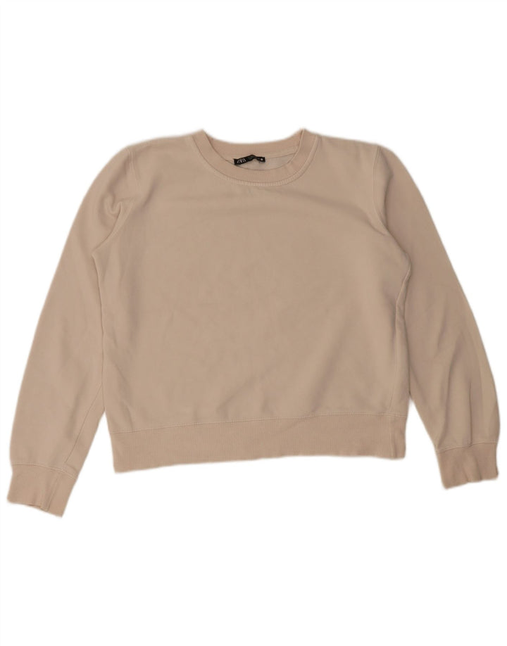 Damska bluza oversize Zara Crop Oversize UK 10 Small White