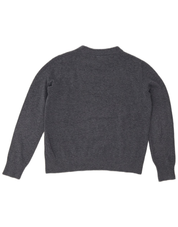 Marks & Spencer Damski sweter z dekoltem w łódkę, UK 10, mały, granatowy
