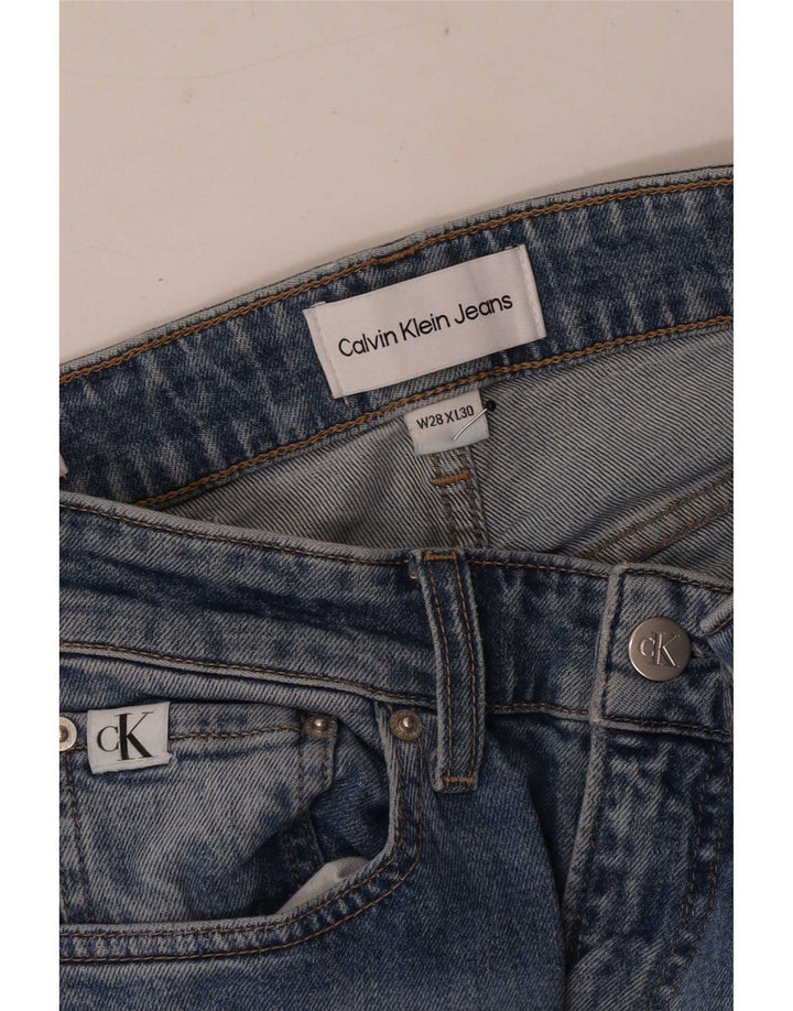 Męskie jeansy obcisłe Calvin Klein W28 L30 niebieskie