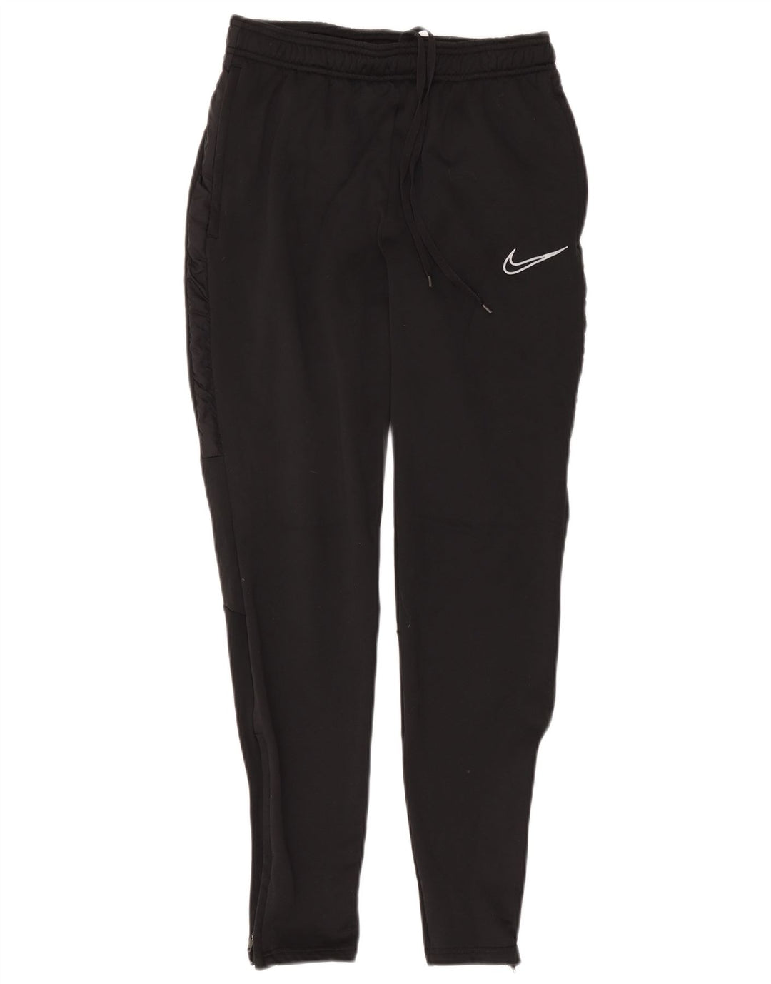 Damskie spodnie dresowe Nike Dri Fit UK 10, małe, czarne, poliestrowe